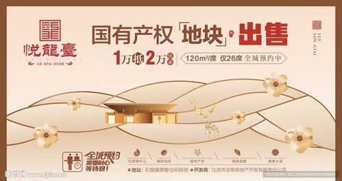 中式美学与高端房地产 融汇传统与现代的广告设计图