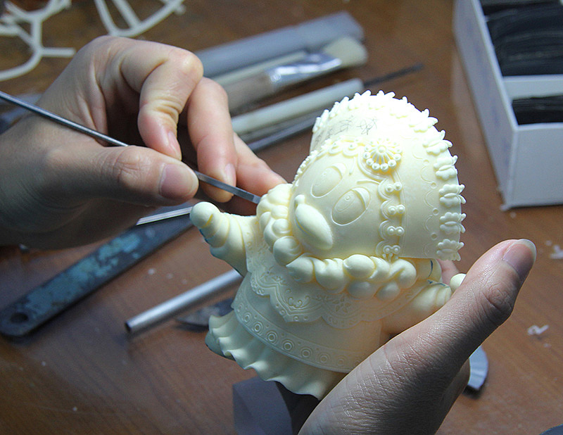 QQ有戏 | 手工制作山魈山代理手办全过程